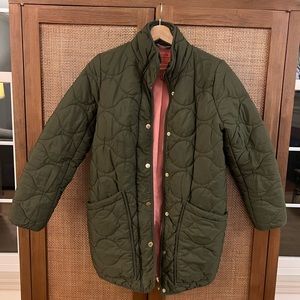 J. Crew quilted cocoon jacket size XS